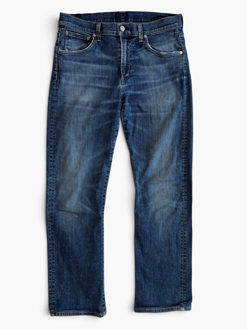 Citizens of Humanity SID Jeans Men’s 31 Blue Straight Leg Stretch Denim Made USA